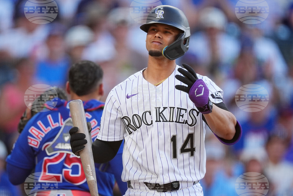Cubs Rockies Baseball