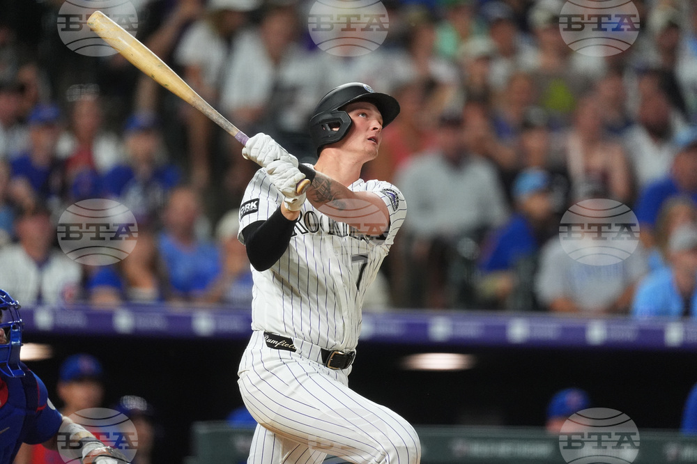 Cubs Rockies Baseball