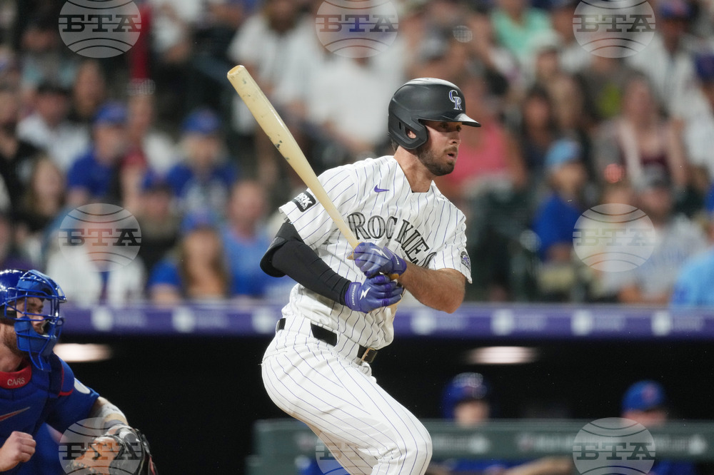 Cubs Rockies Baseball