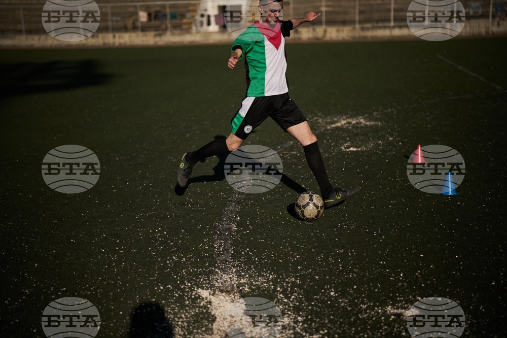 APTOPIX Palestinians West Bank Soccer Photo Essay