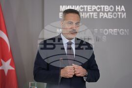 Министерство на външните работи - Велислава Петрова-Чамова - Хакан Фидан - пресконференция
