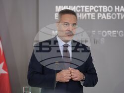 Министерство на външните работи - Велислава Петрова-Чамова - Хакан Фидан - пресконференция
