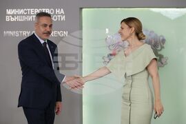 Министерство на външните работи - Велислава Петрова-Чамова - Хакан Фидан - пресконференция