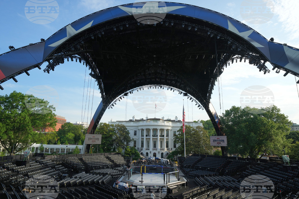 APTOPIX UFC Freedom 250 Trump