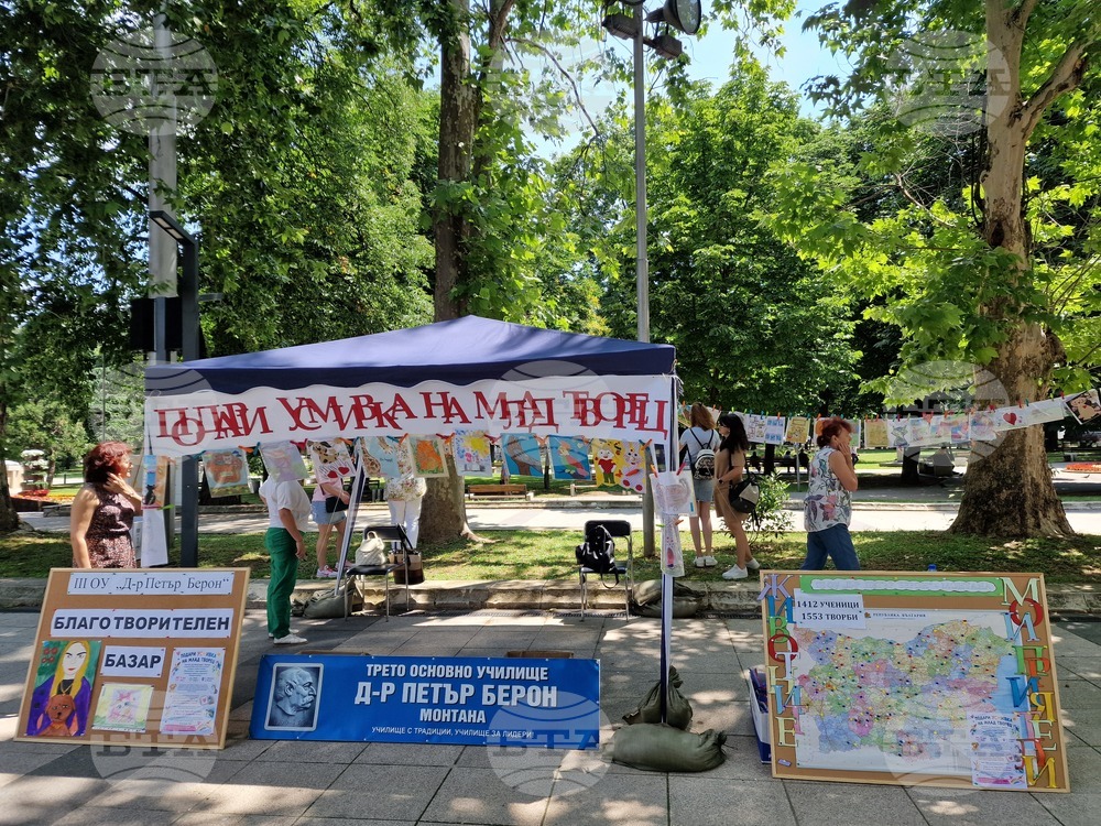 Благотворителен базар в подкрепа на деца със специални образователни потребности се проведе в Монтана