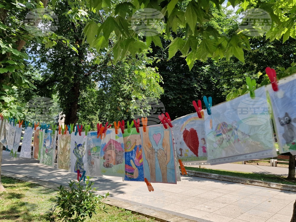 Монтана - изложба - деца - благотворителен базар