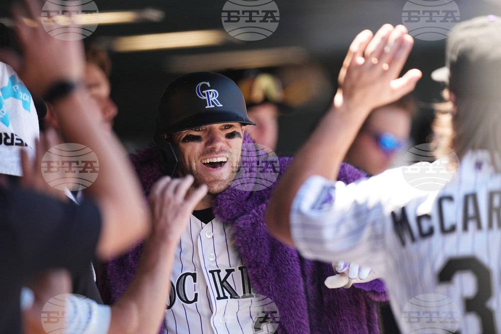 Cubs Rockies Baseball
