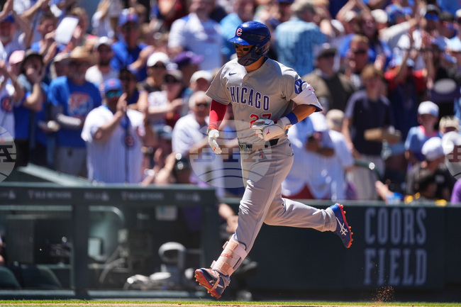Cubs Rockies Baseball