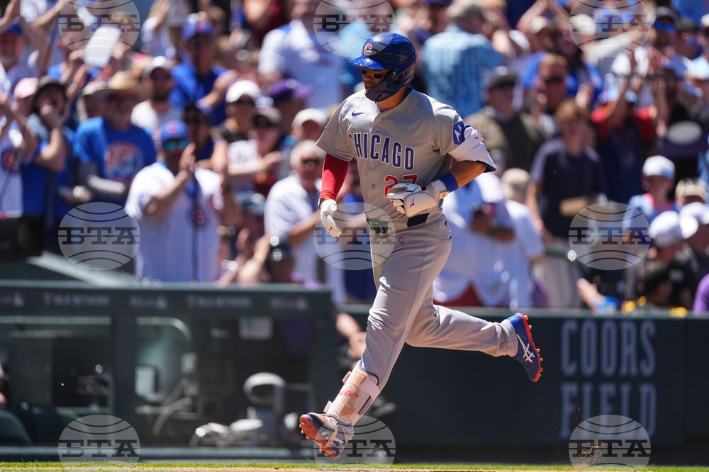 Cubs Rockies Baseball