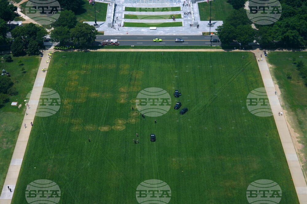APTOPIX Lincoln Memorial Reflecting Pool