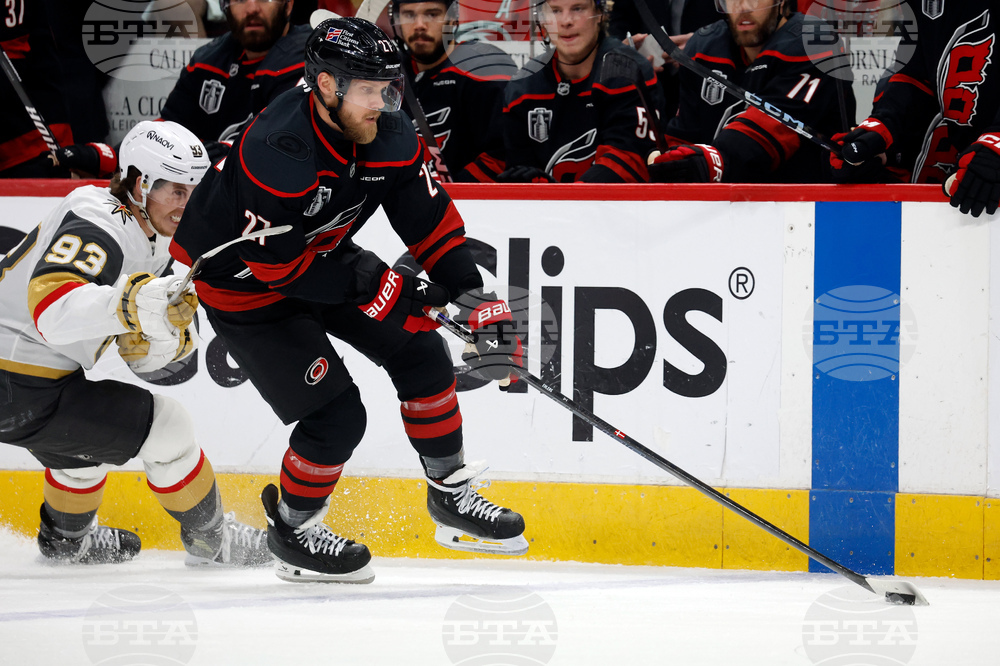 Stanley Cup Golden Knights Hurricanes Hockey