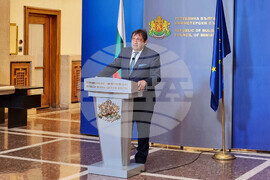 Министерски съвет - Иван Шишков - брифинг