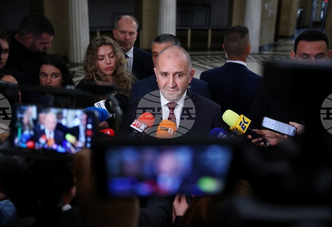Народно събрание - Румен Радев - изявление