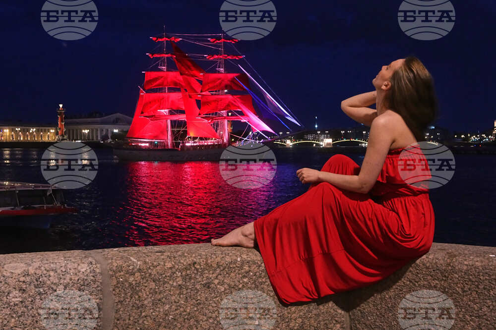 APTOPIX Russia Scarlet Sails