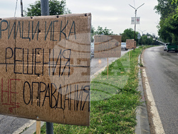 Добрич - квартал „Рилци“ - протест