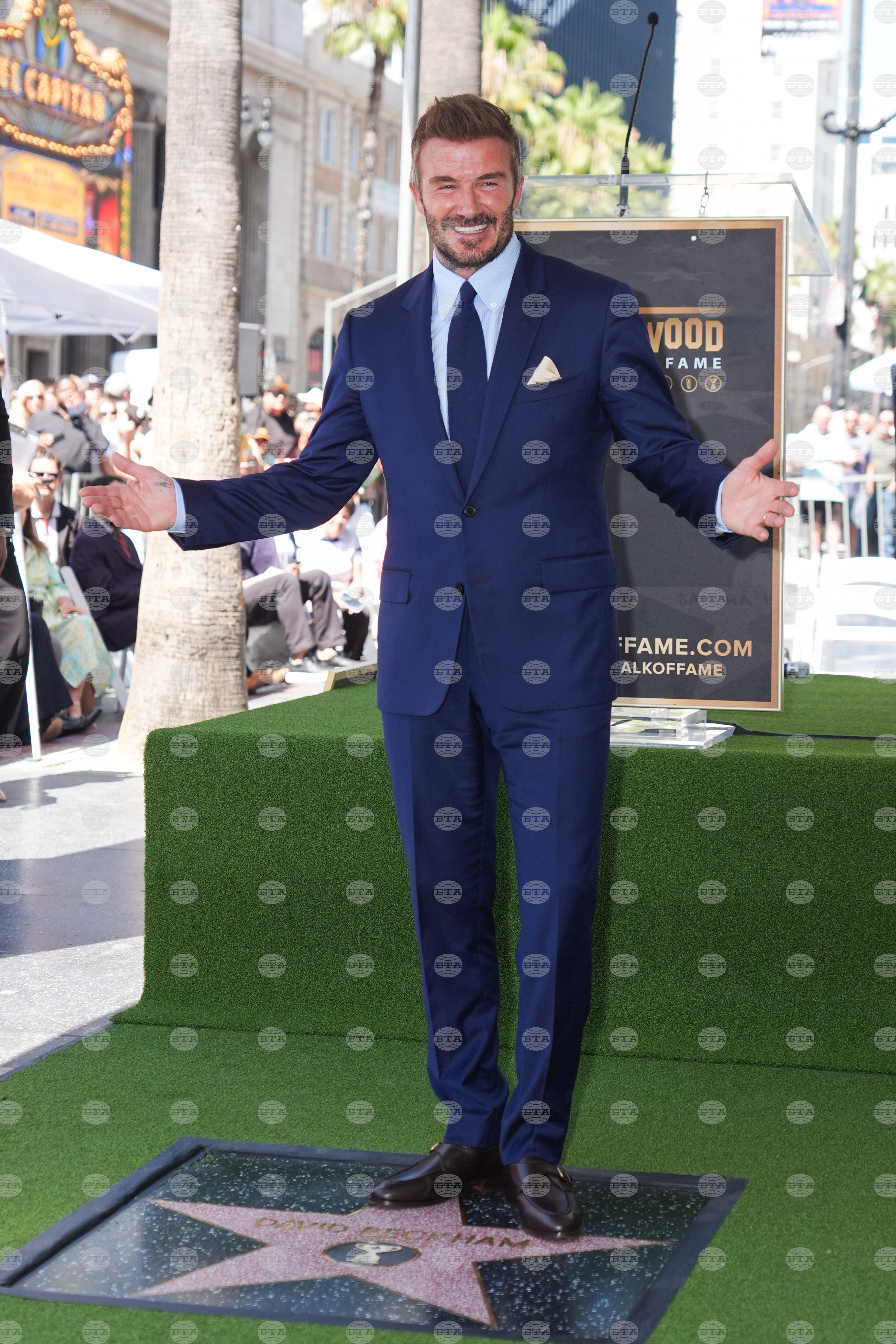 David Beckham Walk of Fame