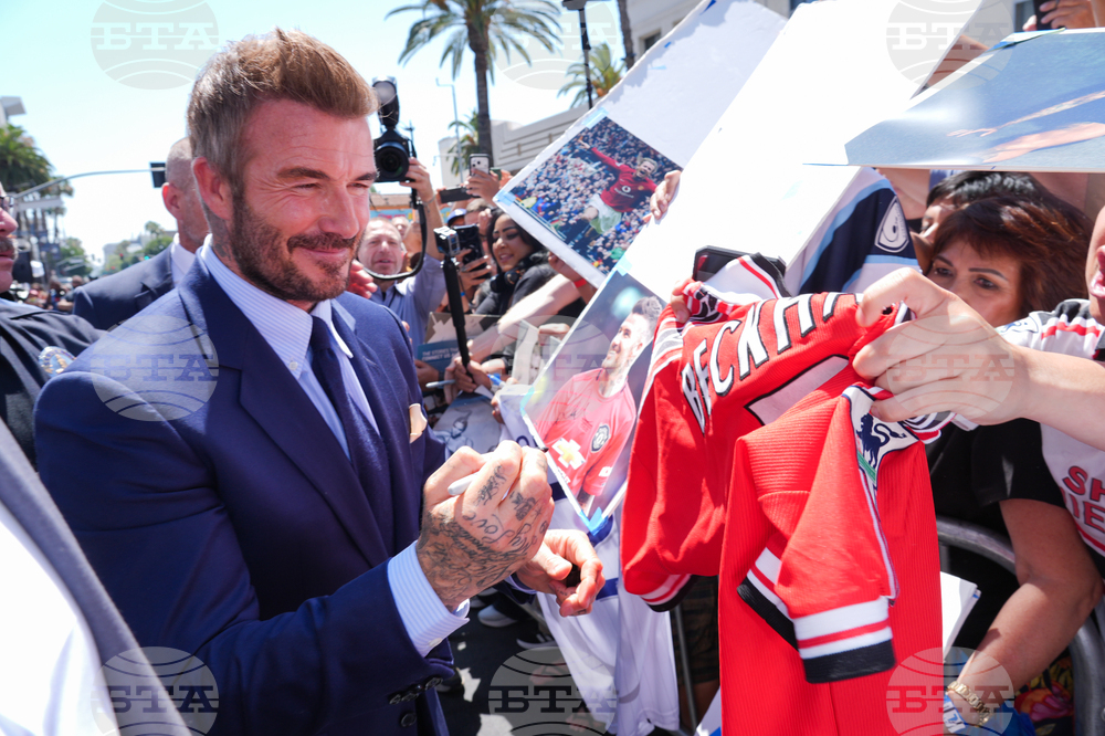 David Beckham Walk of Fame