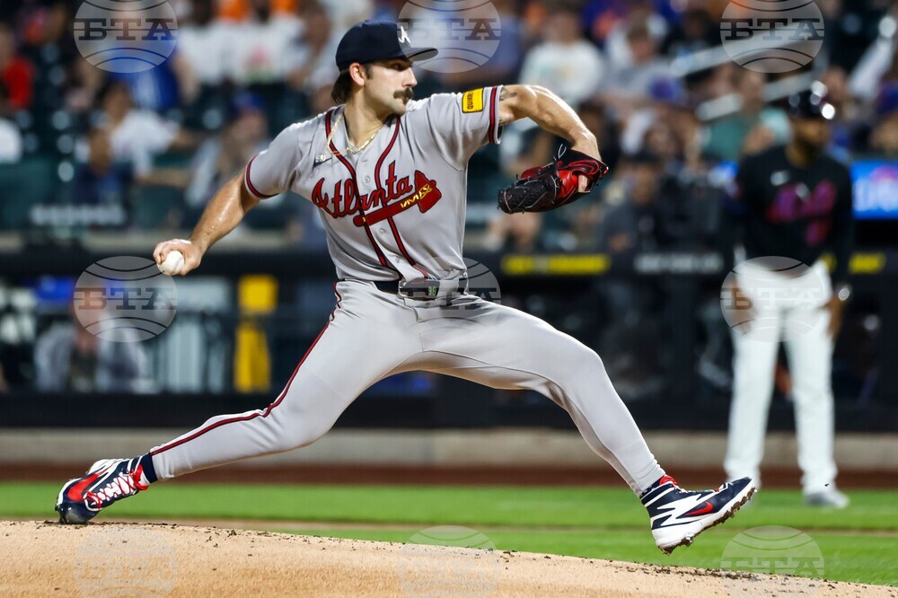 CORRECTION Braves Mets Baseball