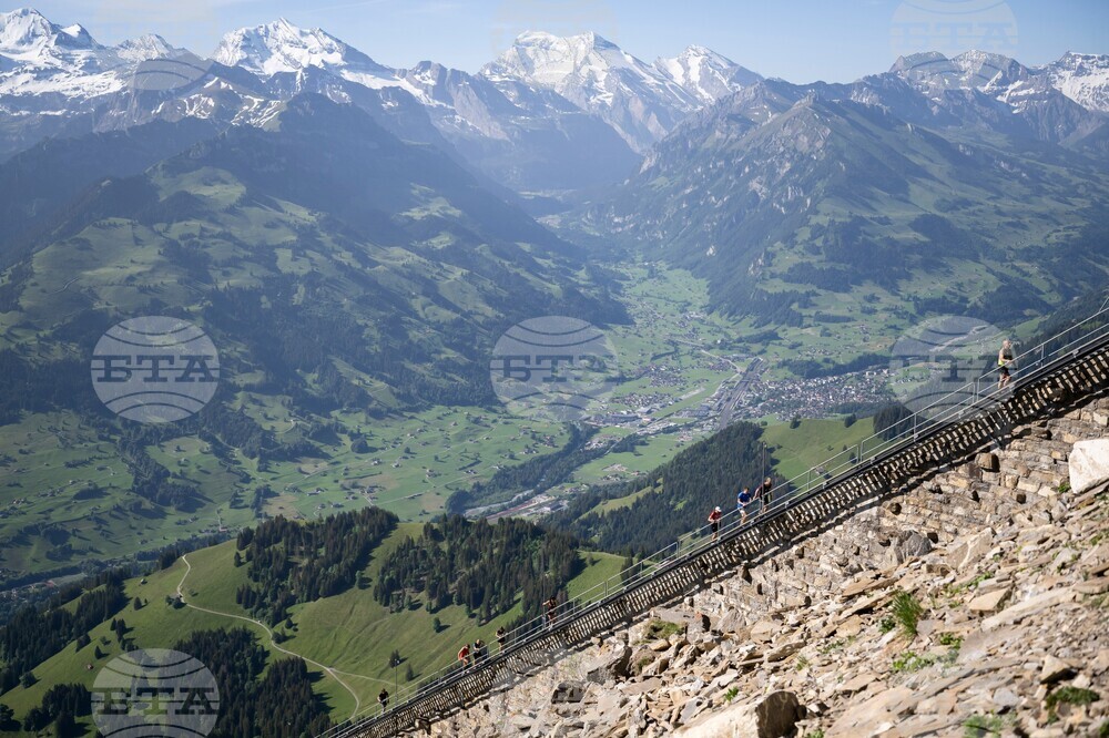 Switzerland Niesen Stairway Run