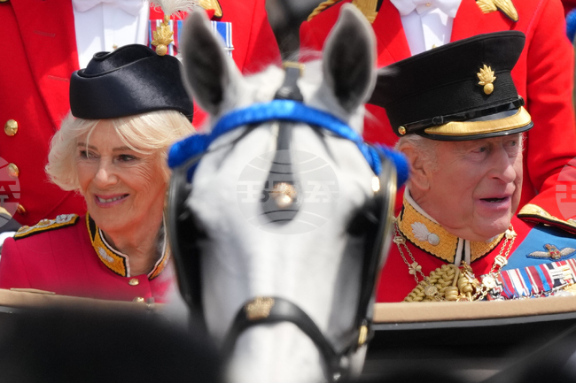 APTOPIX Britain Royals Trooping the Colour