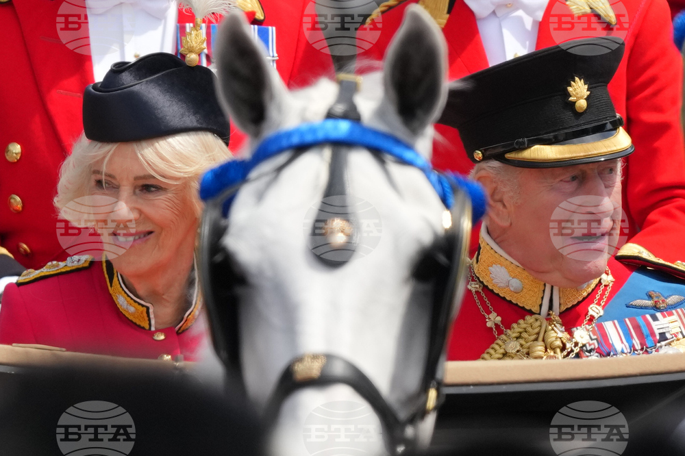 APTOPIX Britain Royals Trooping the Colour
