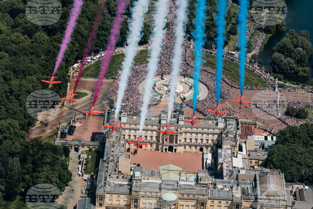 APTOPIX Britain Royals Trooping the Colour