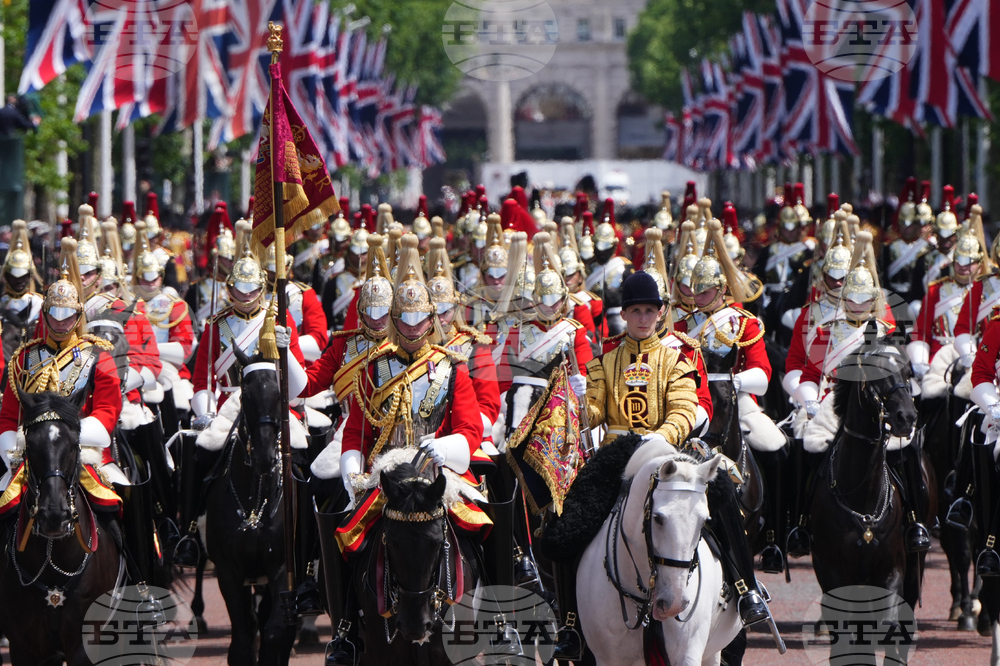 APTOPIX Britain Royals Trooping the Colour