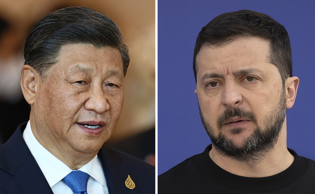 Зеленски съобщи, че е поискал помощ от Си Цзинпин за връщането на "депортирани" от Русия украински деца
