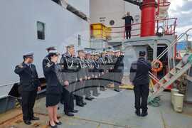 Гърция - Антарктида - НИК 421 - Представители на Висшето военноморско училище посетиха гръцката Военноморска академия в Пирея