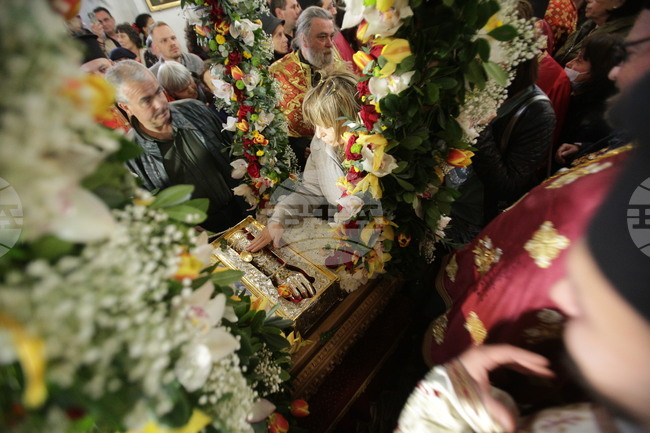  Св. великомъченик Георги Победоносец - светиня - посрещане