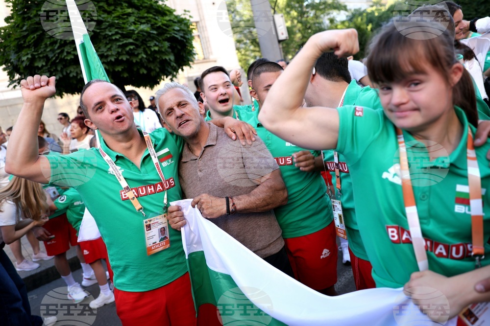BAUHAUS Down Syndrome World Championships Bulgaria 2026 - Световното първенство за спортисти със Синдром на Даун - шествие