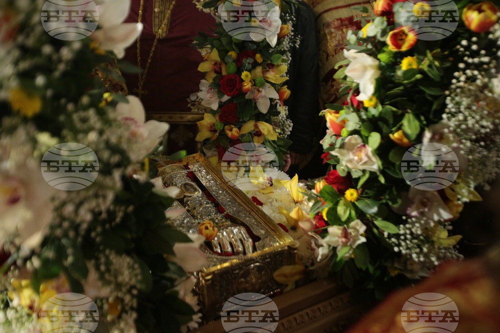 Св. великомъченик Георги Победоносец - светиня - посрещане