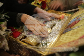 Св. великомъченик Георги Победоносец - светиня - посрещане