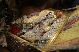 Св. великомъченик Георги Победоносец - светиня - посрещане