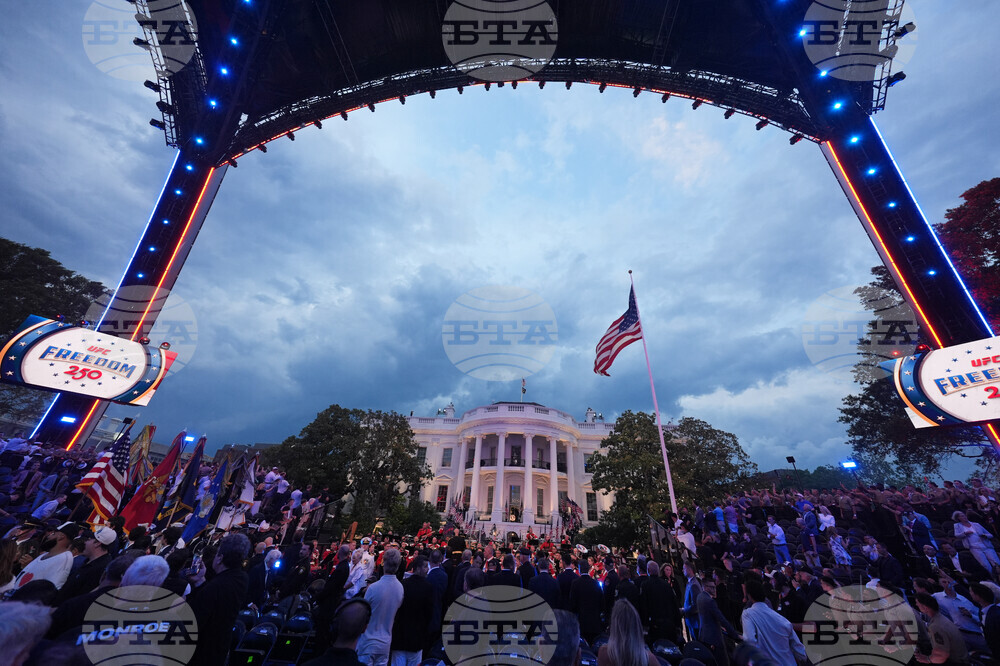 APTOPIX UFC Freedom 250 Trump