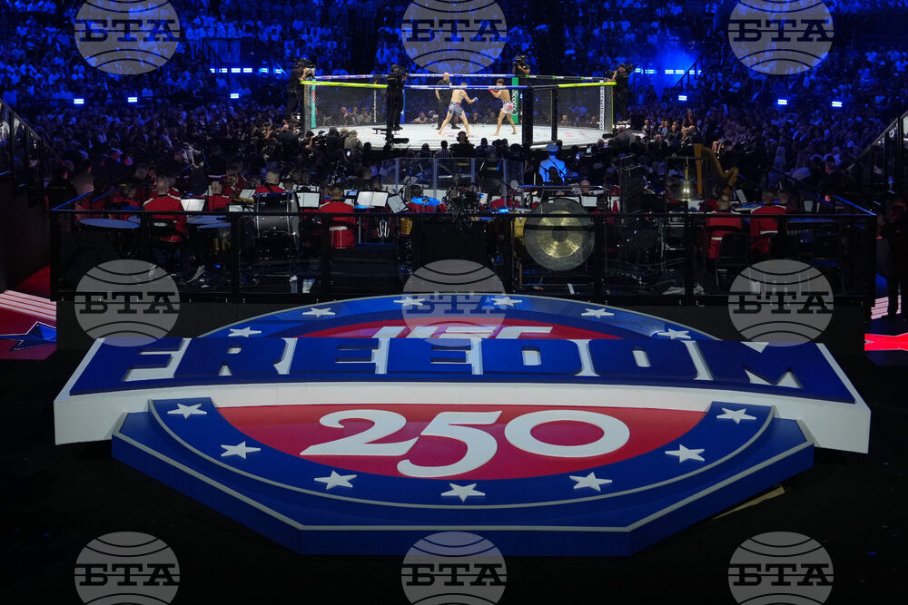APTOPIX UFC Freedom 250 Trump