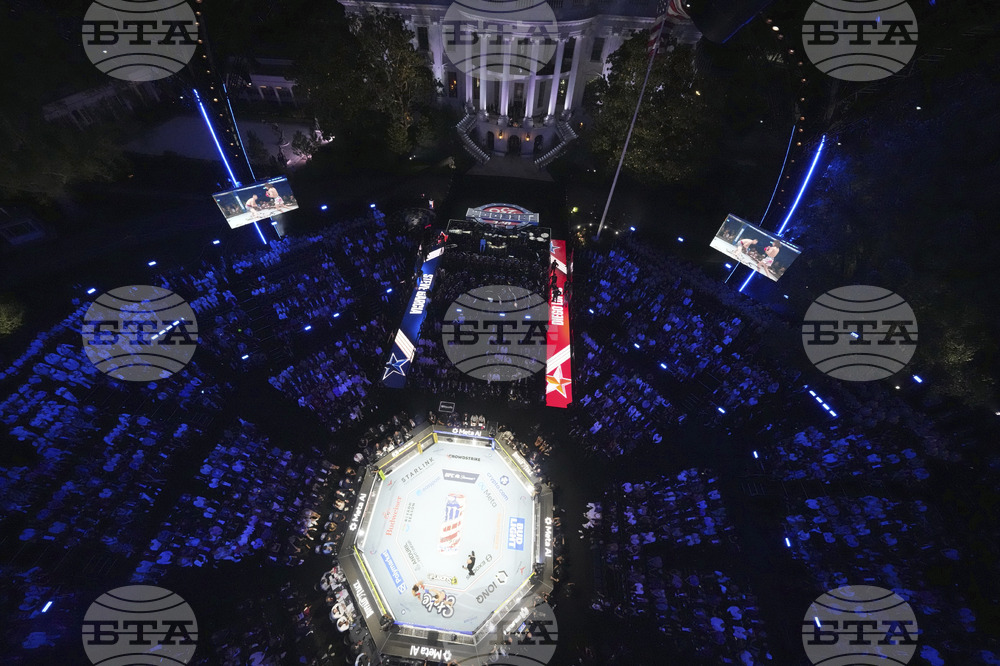 APTOPIX UFC Freedom 250 Trump