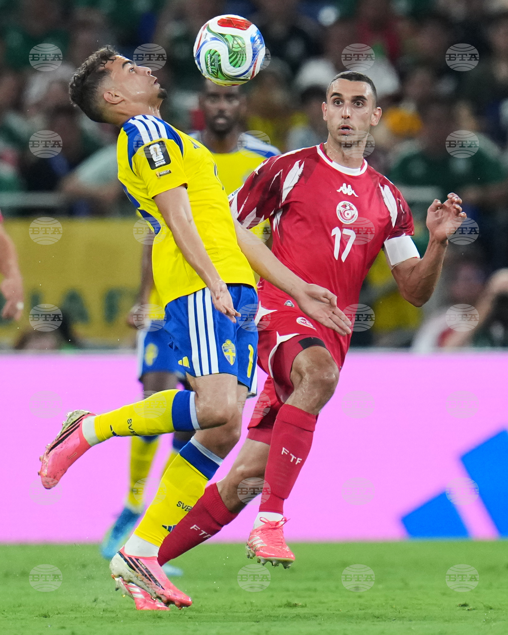 Tunisia Sweden WCup Soccer