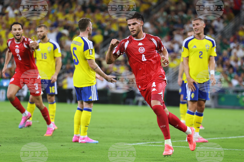 Tunisia Sweden WCup Soccer