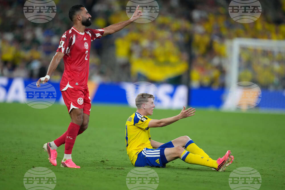 Tunisia Sweden WCup Soccer