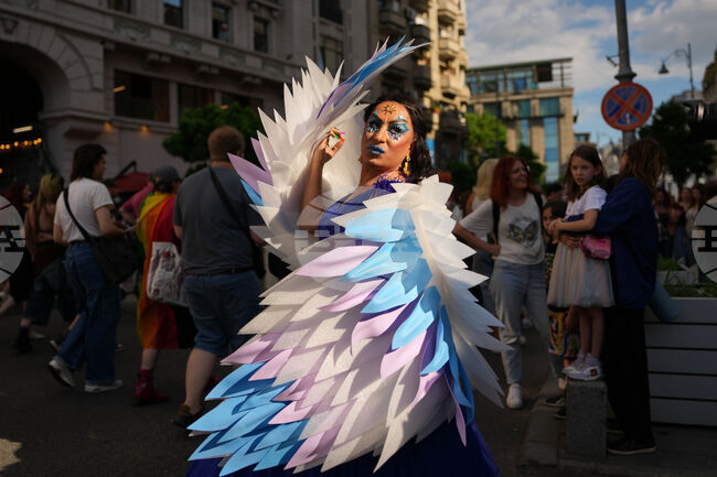 APTOPIX Romania Pride Parade