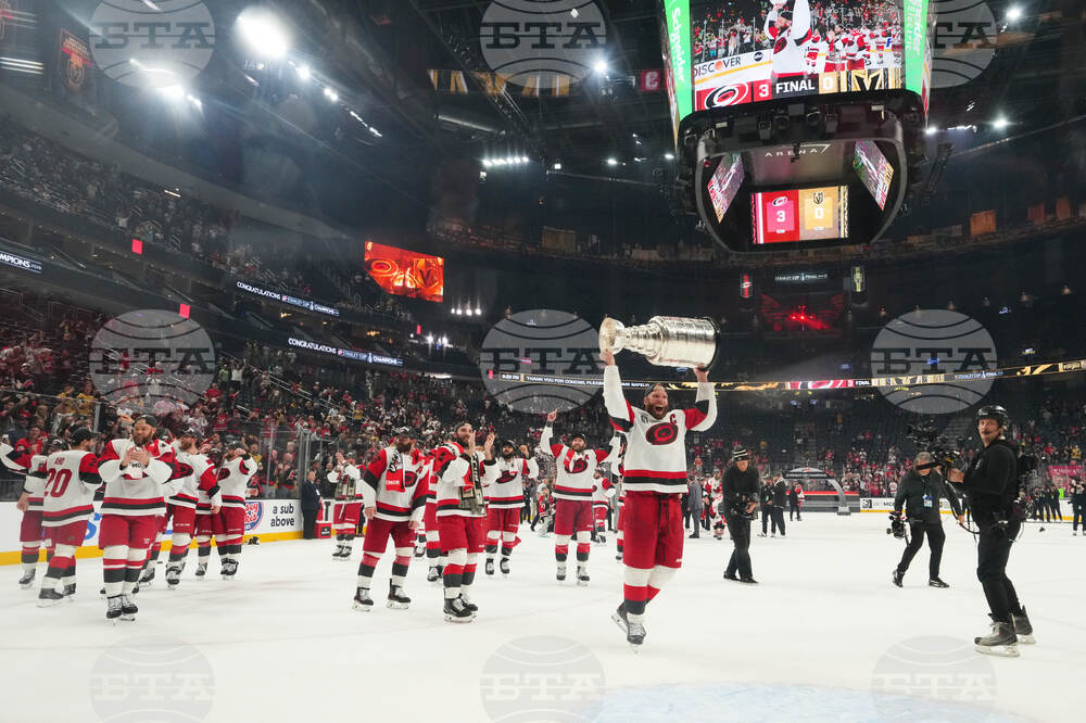 Stanley Cup Hurricanes Golden Knights Hockey