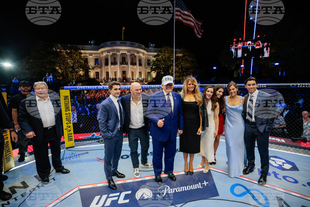 APTOPIX UFC Freedom 250 Trump