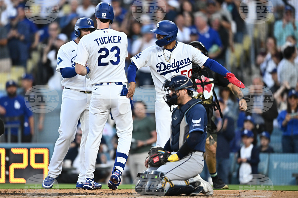 Rays Dodgers Baseball