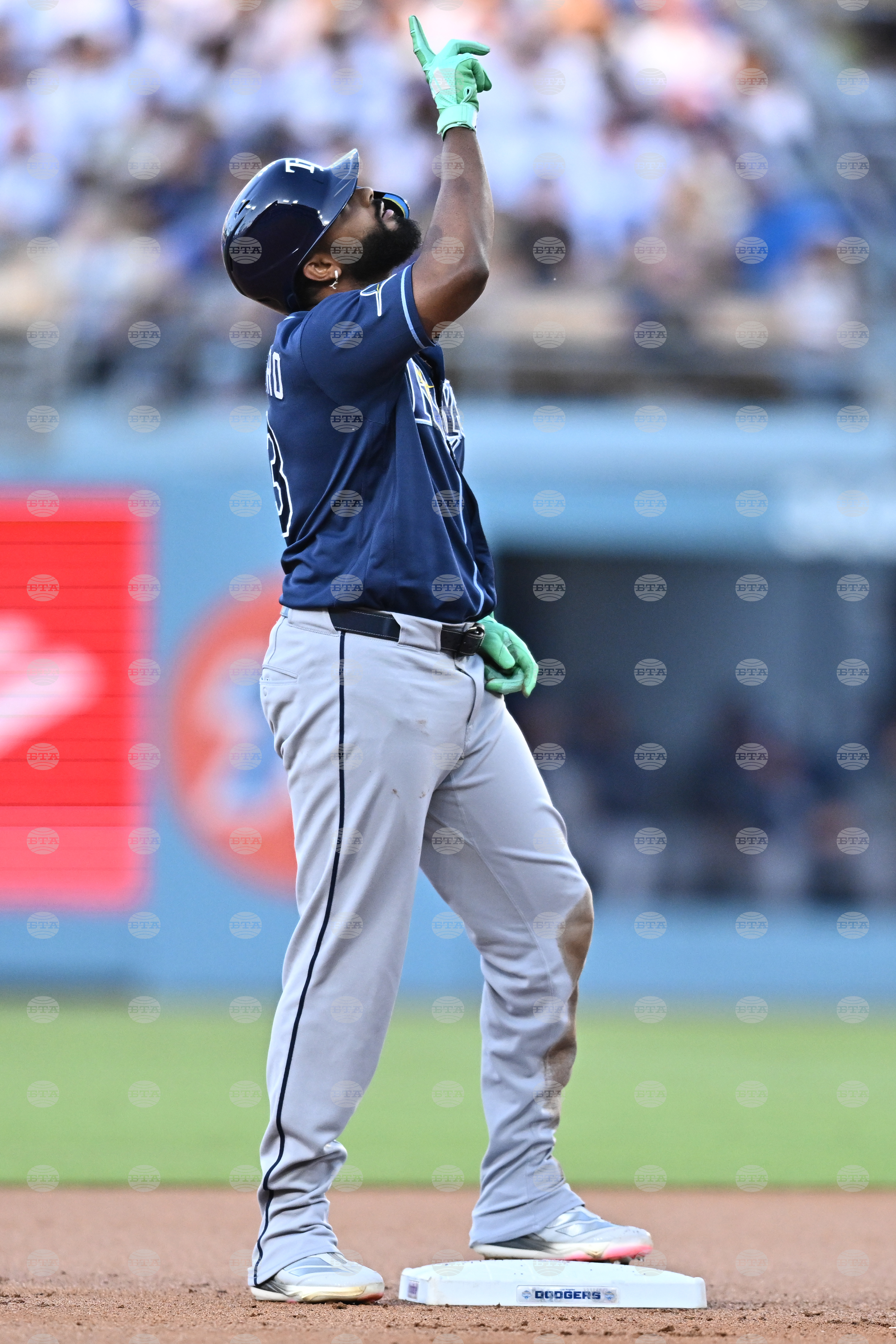 Rays Dodgers Baseball
