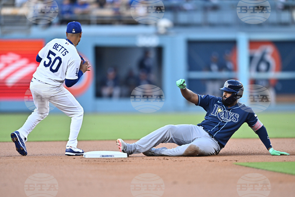Rays Dodgers Baseball
