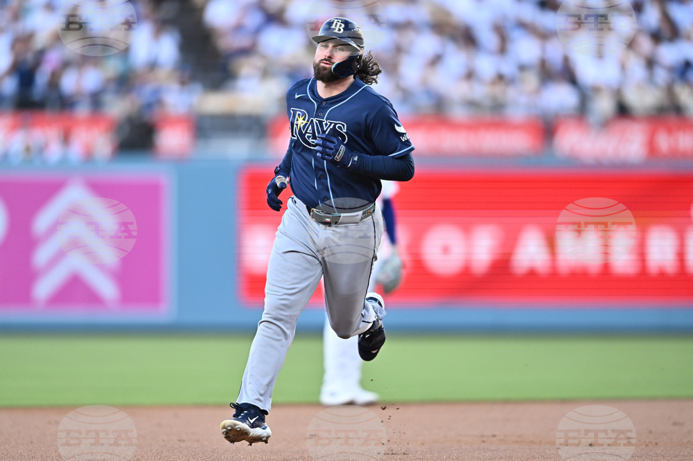 Rays Dodgers Baseball