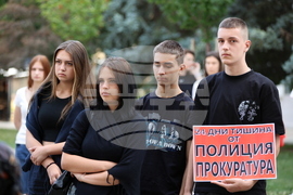 Благоевград - загинало момиче - бдение