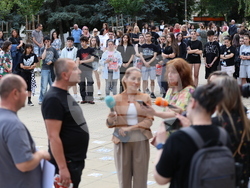 Благоевград - загинало момиче - бдение