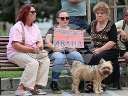 Благоевград - загинало момиче - бдение